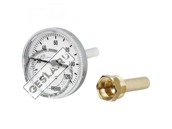 Термометр биметаллический A43 фото 1