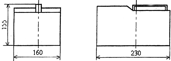 Схема габаритных размеров прибора ППТ-3, ППТ-3И