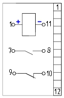 Схема подключения реле НЛ-9
