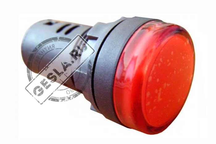 Арматура светосигнальная AD22-22DS красная 220 В DC фото 1