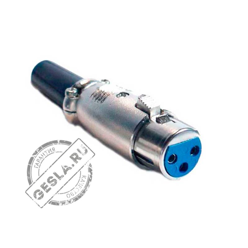 Разъем XLR розетка на кабель фото 1