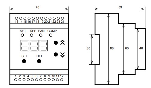 Рис.1. Схема контроллера МСК-301-61