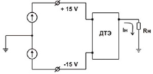 Рис.2. Схема включения датчика токаДТЭ-25-200М