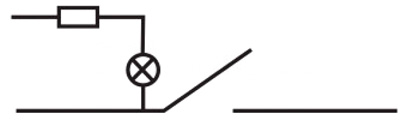 Рис.2. Схема электрическая переключателя KCD3-101EN