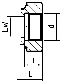 Рис.1. Схема соединения блочного крана BKH-G12 DN 13 PN500 с отв. MHA