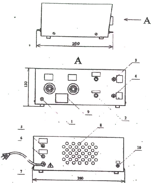 Рис.1. Схема сварочного осциллятора ОССД-300